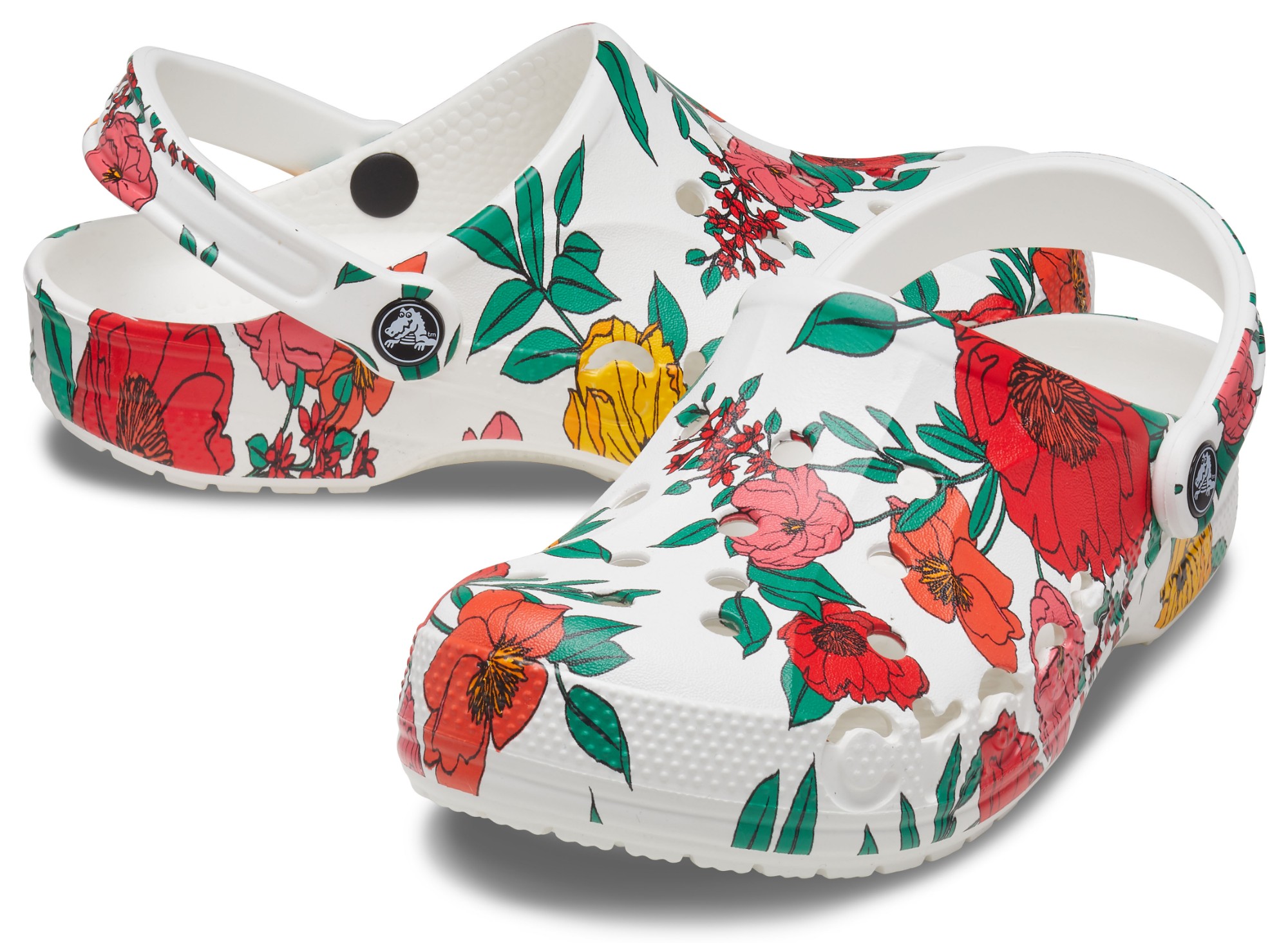 baya seasonal printed crocs